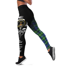 Gordon Old Ancient Tartan Leggings - Alba Celtic Style