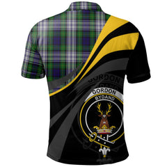 Gordon Dress 06 Tartan Polo Shirt - Royal Coat Of Arms Style