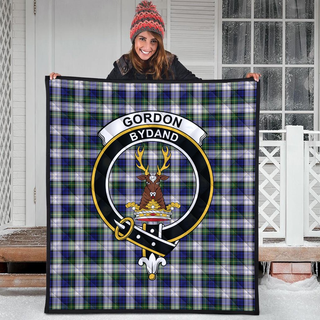 Gordon Dress Modern Tartan Crest Quilt