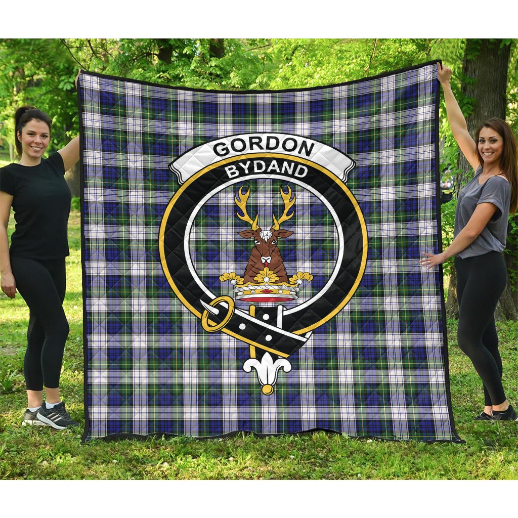 Gordon Dress Modern Tartan Crest Quilt