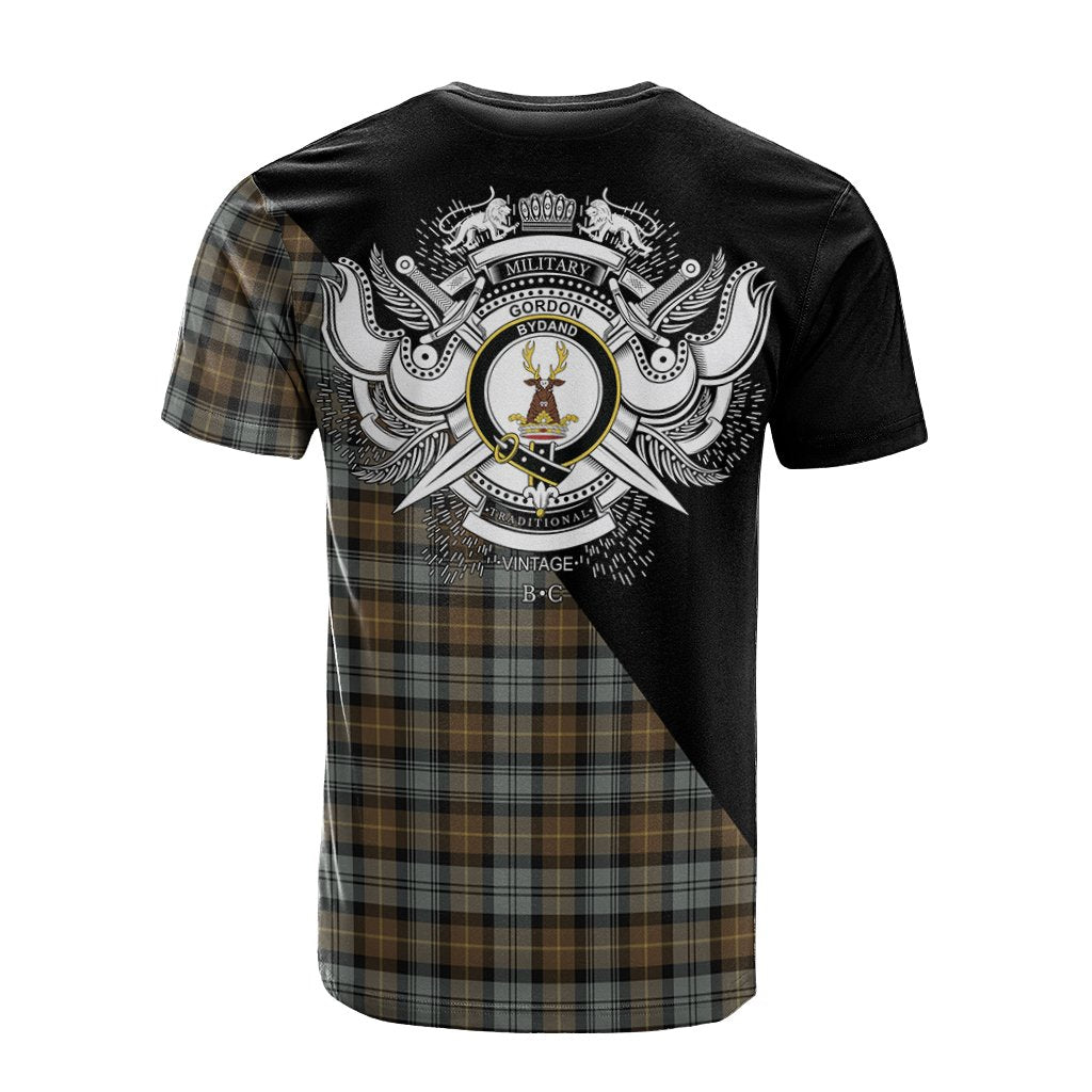 Gordon Weathered Tartan - Military T-Shirt