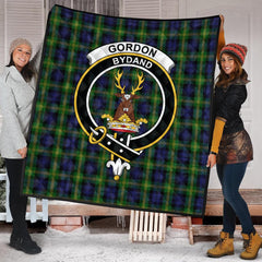 Gordon of Esselmont Tartan Crest Quilt