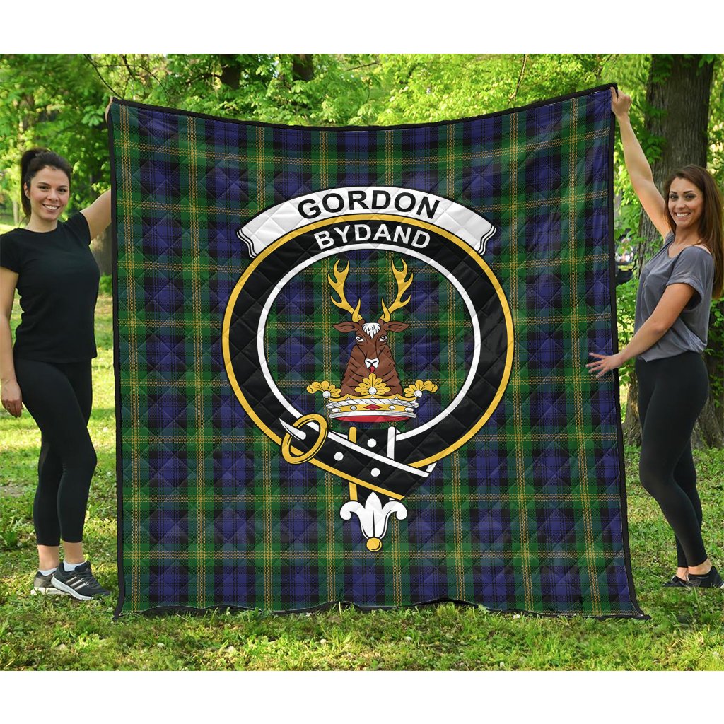Gordon of Esselmont Tartan Crest Quilt