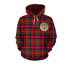 Gow Modern Tartan Hoodie - Tree Of Life