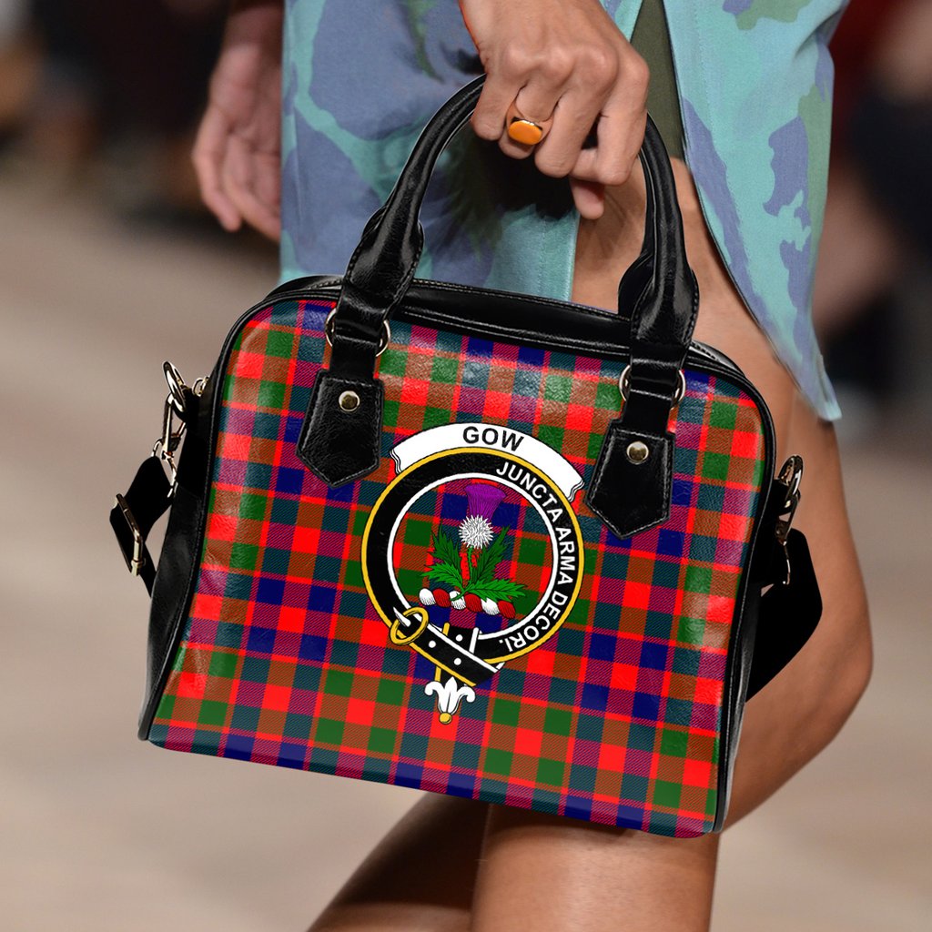 Gow of Skeoch Tartan Crest Shoulder Handbags