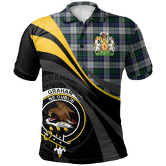 Graham Dress Tartan Polo Shirt - Royal Coat Of Arms Style
