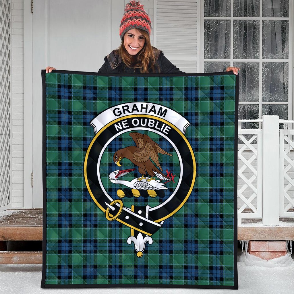 Graham of Menteith Ancient Tartan Crest Quilt