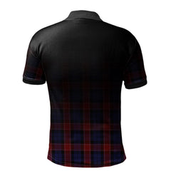 Graham of Menteith Red 01 Tartan Polo Shirt - Alba Celtic Style