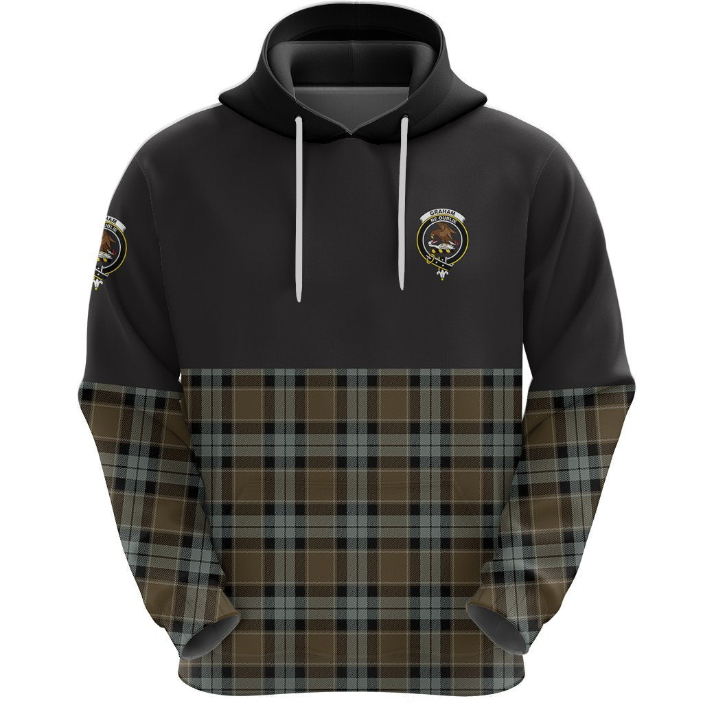Graham of Menteith Weathered Clan Half Of Tartan Hoodie