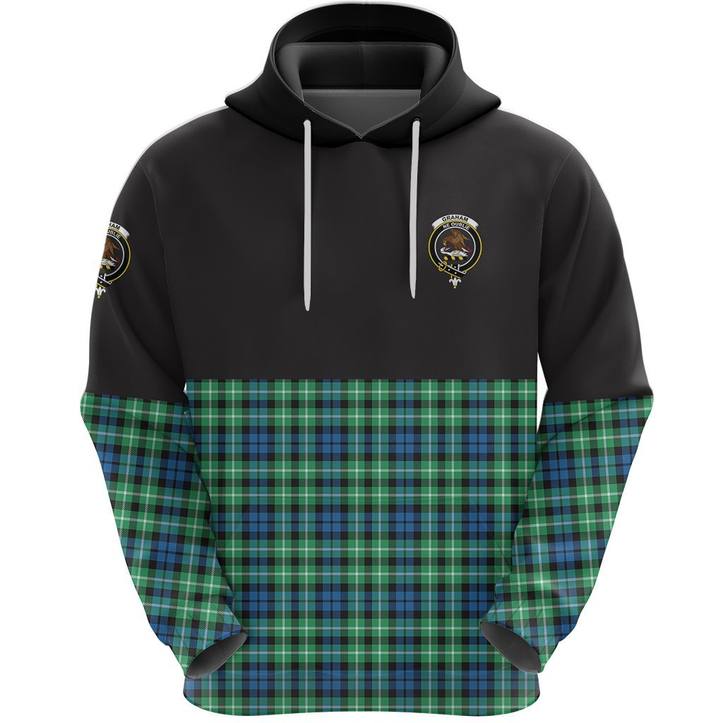 Graham of Montrose Ancient Clan Half Of Tartan Hoodie
