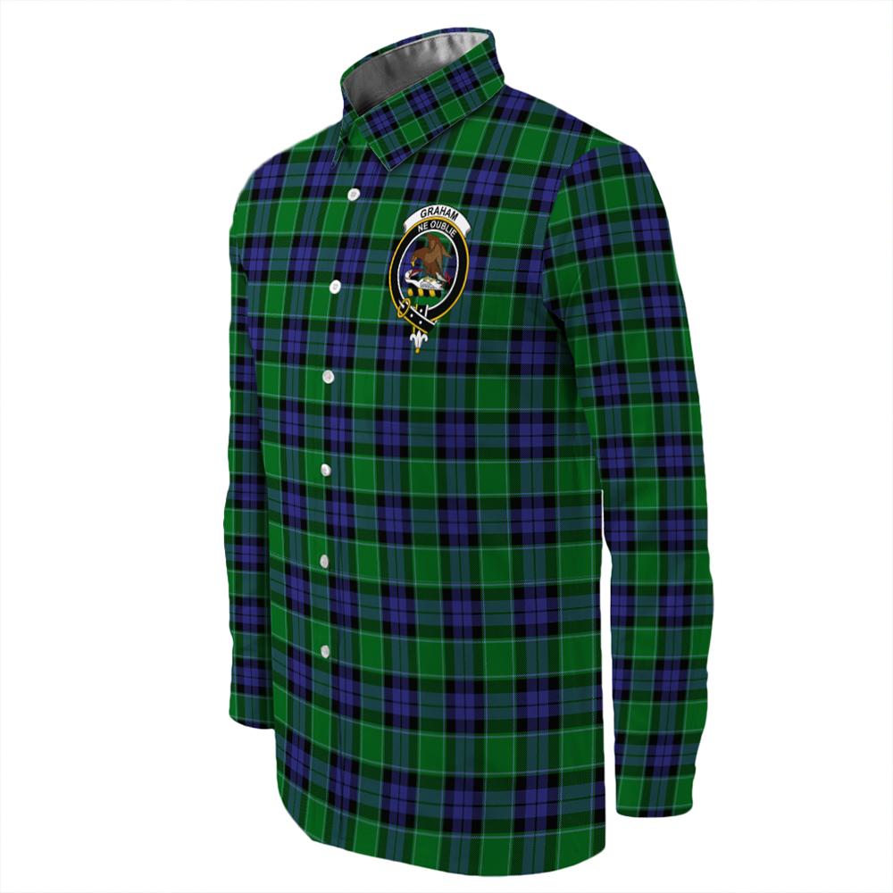 Graham of Menteith Modern Tartan Long Sleeve Button Shirt