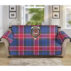 Graham of Menteith Red Tartan Crest Sofa Protector