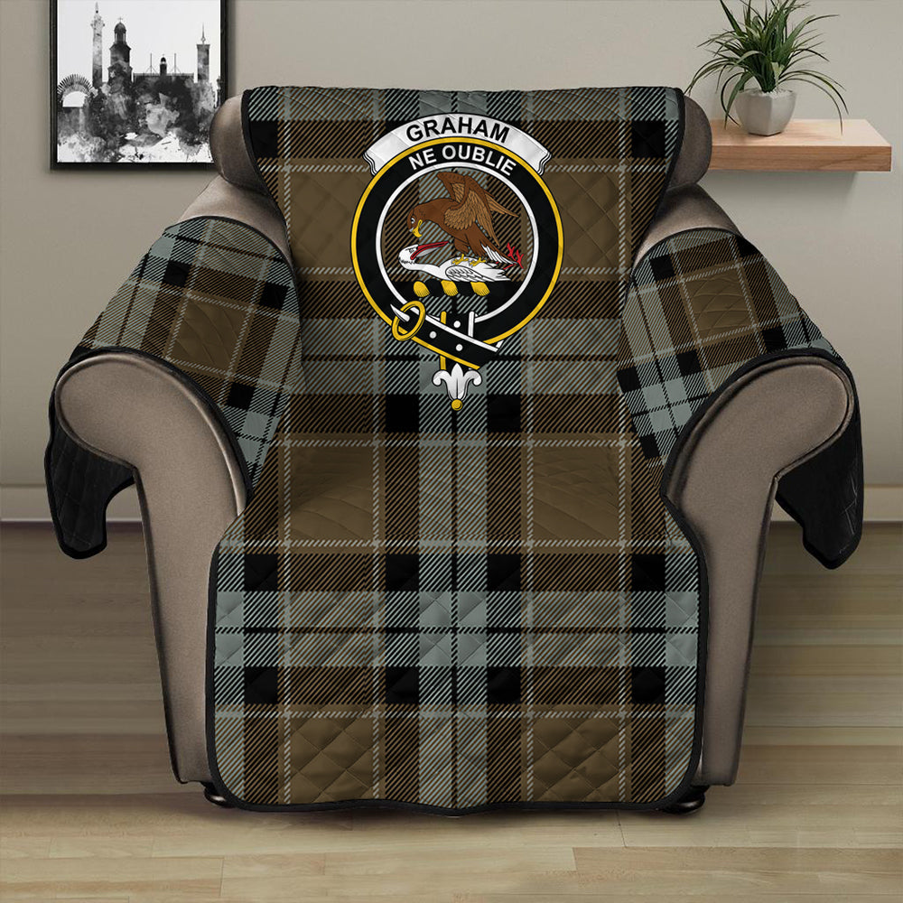 Graham of Menteith Weathered Tartan Crest Sofa Protector