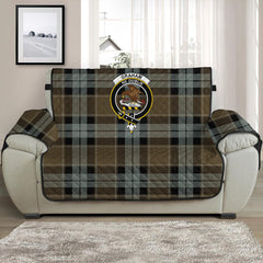 Graham of Menteith Weathered Tartan Crest Sofa Protector