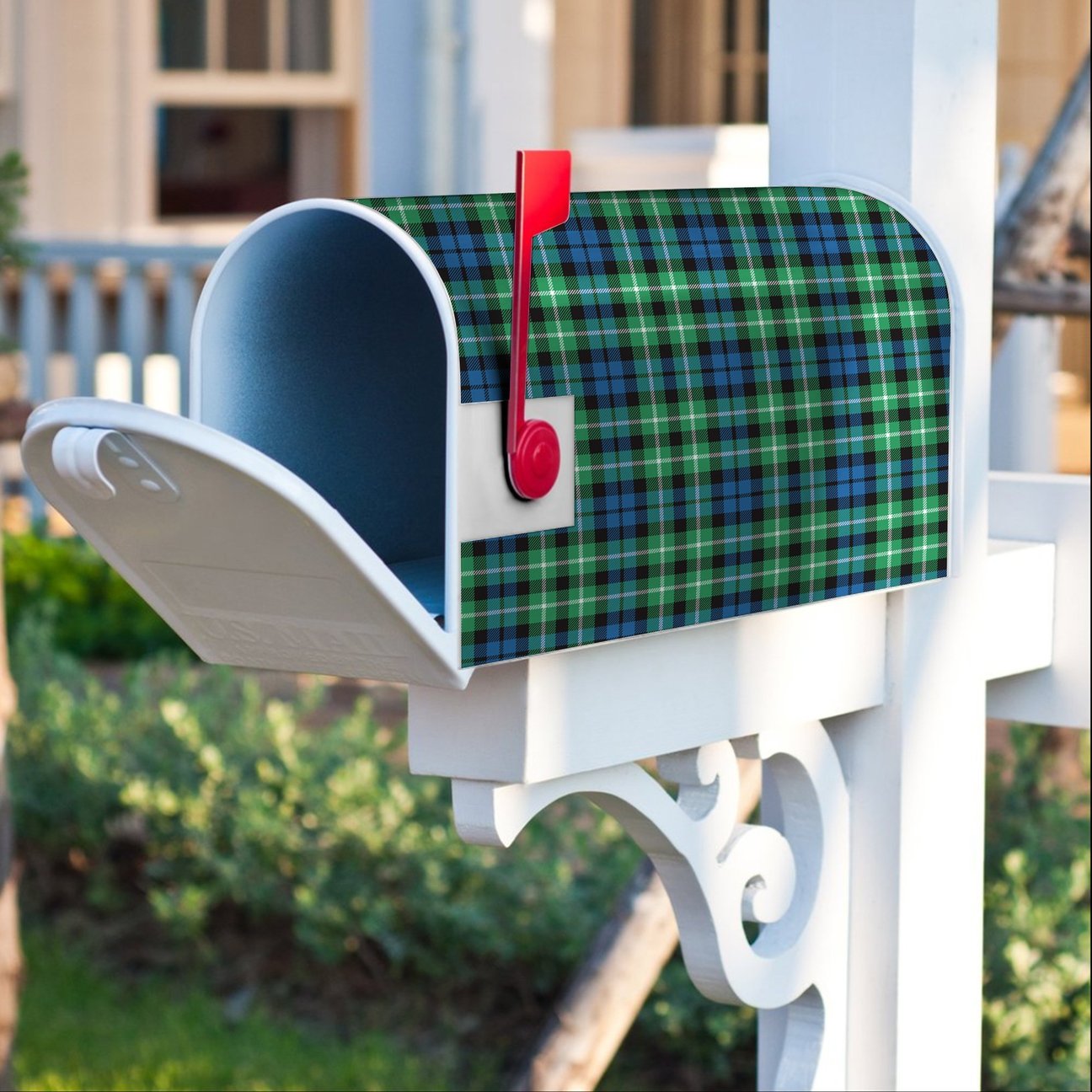 Graham Of Montrose Ancient Tartan Crest Mailbox