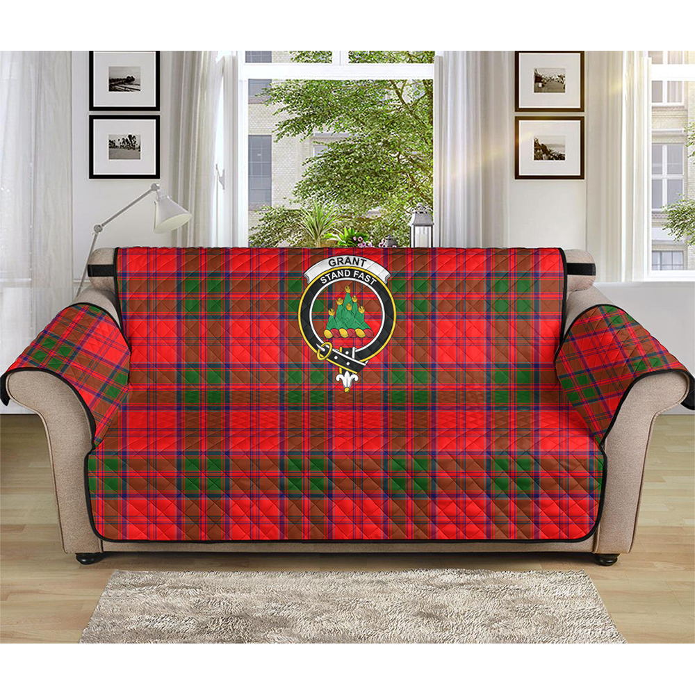 Grant Modern Tartan Crest Sofa Protector