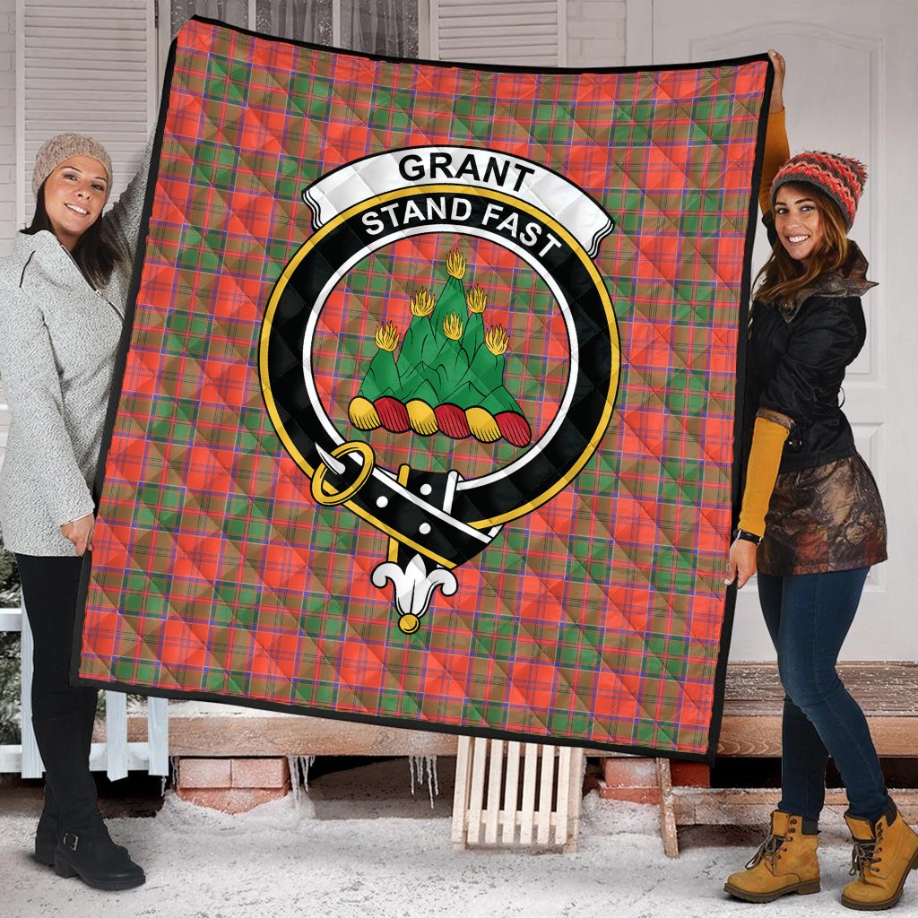 Grant Ancient Tartan Crest Quilt