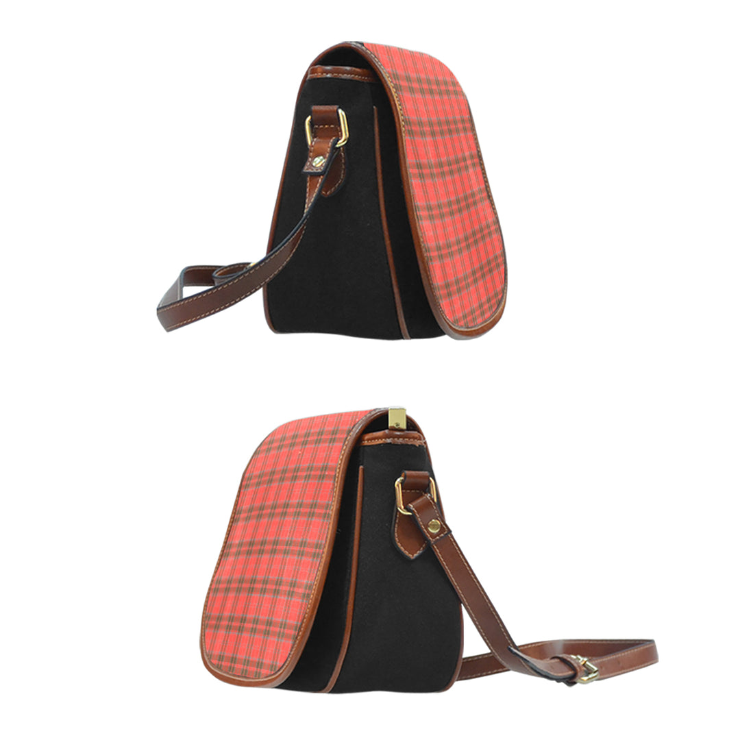 Grant Weathered Tartan Saddle Handbags