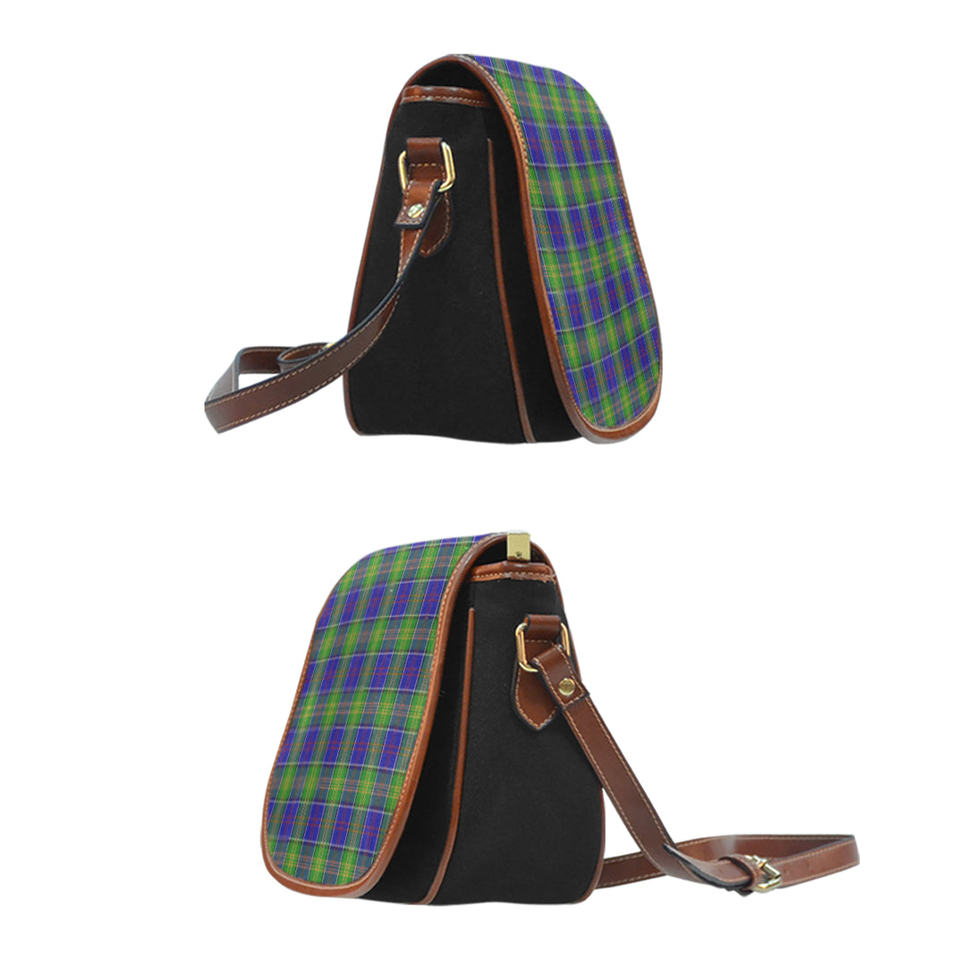 Greene Tartan Saddle Handbags