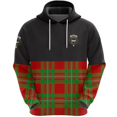 Grierson Clan Half Of Tartan Hoodie