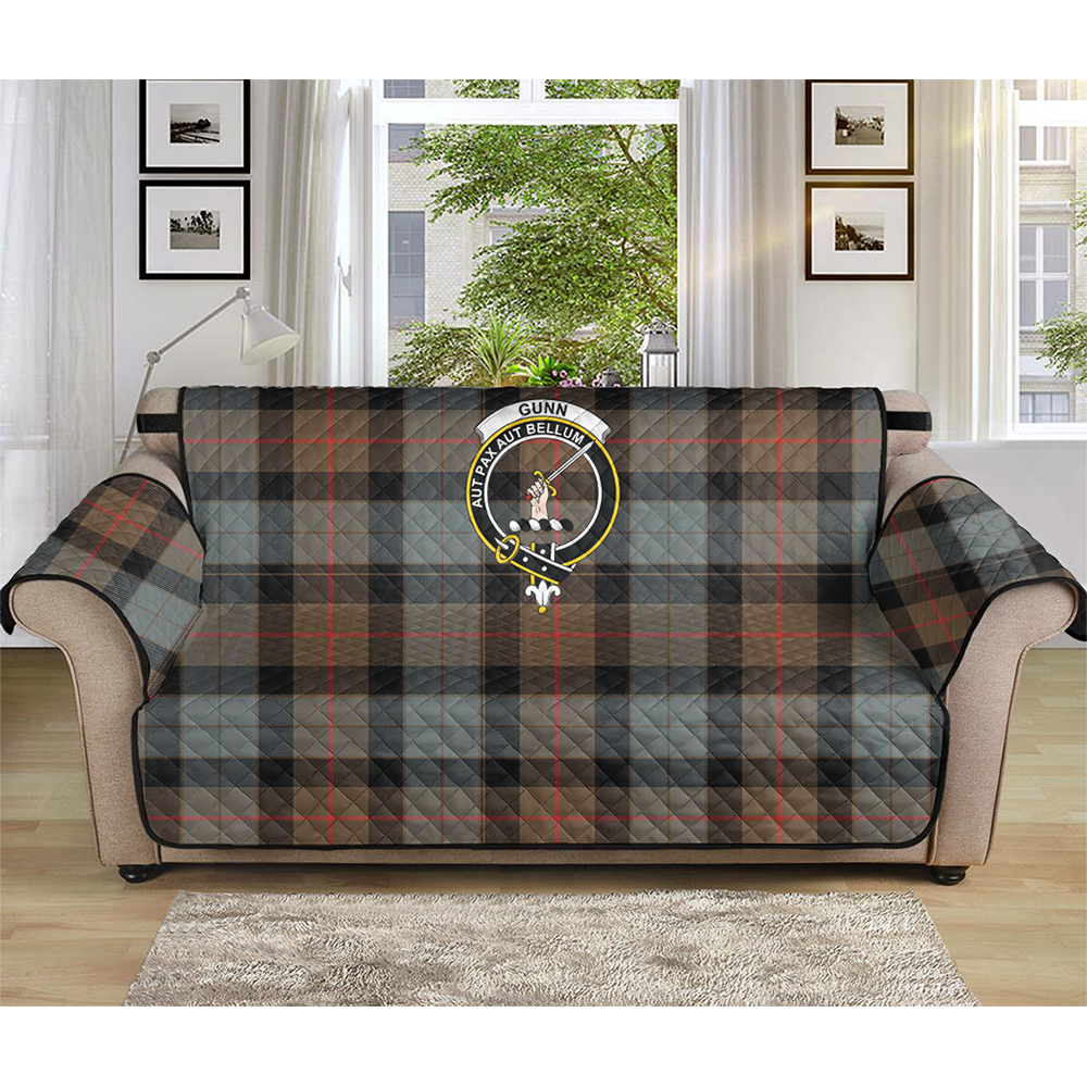 Gunn Weathered Tartan Crest Sofa Protector