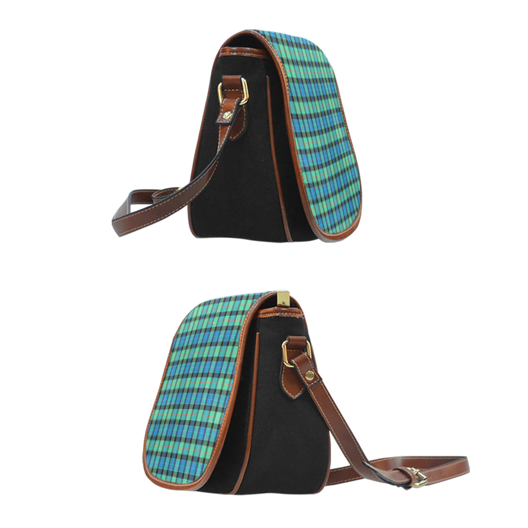 Gunn Ancient Tartan Saddle Handbags