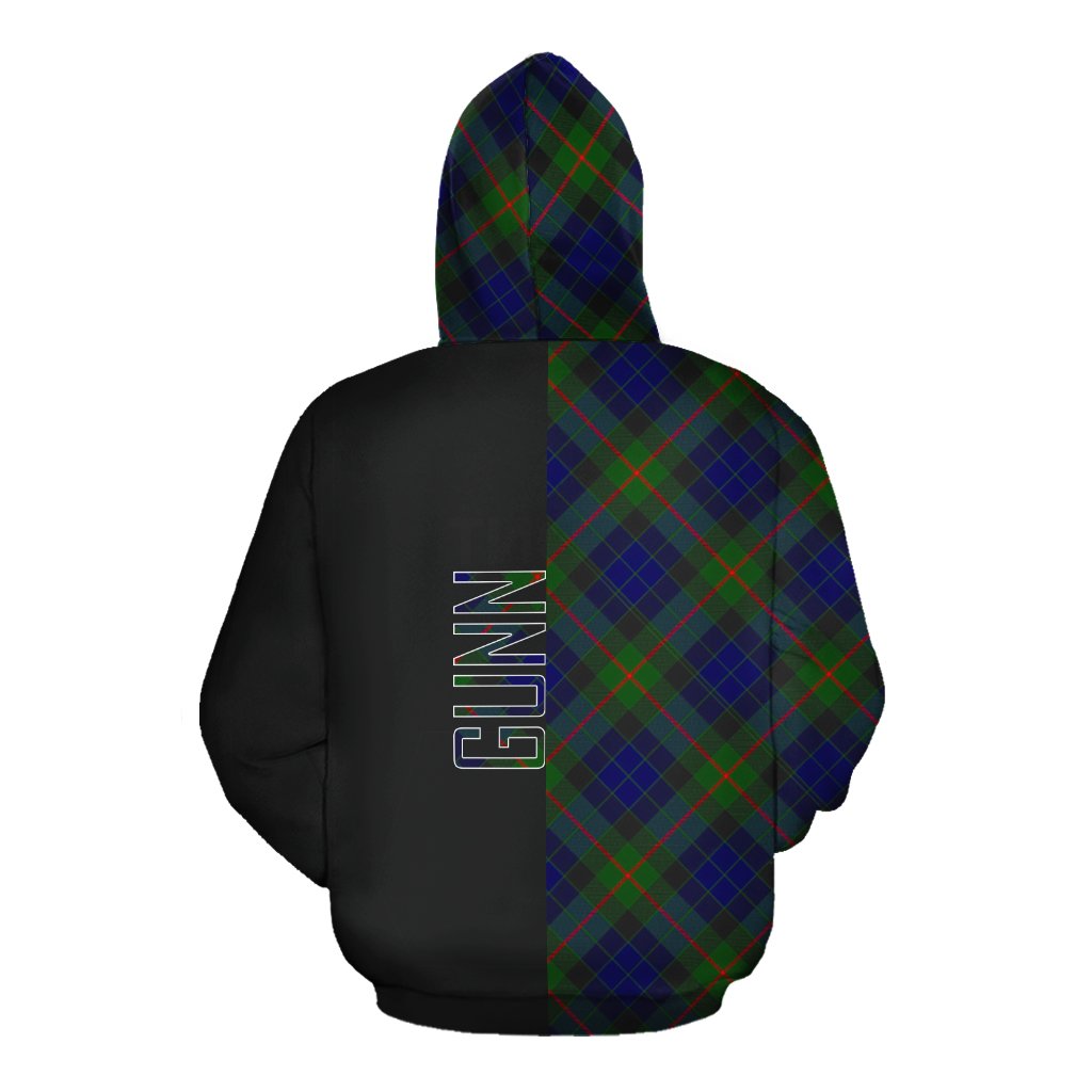 Gunn Modern Tartan Hoodie Half of Me - Cross Style