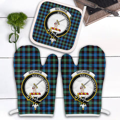 Guthrie Ancient Tartan Crest Oven Mitt And Pot Holder (2 Oven Mitts + 1 Pot Holder)