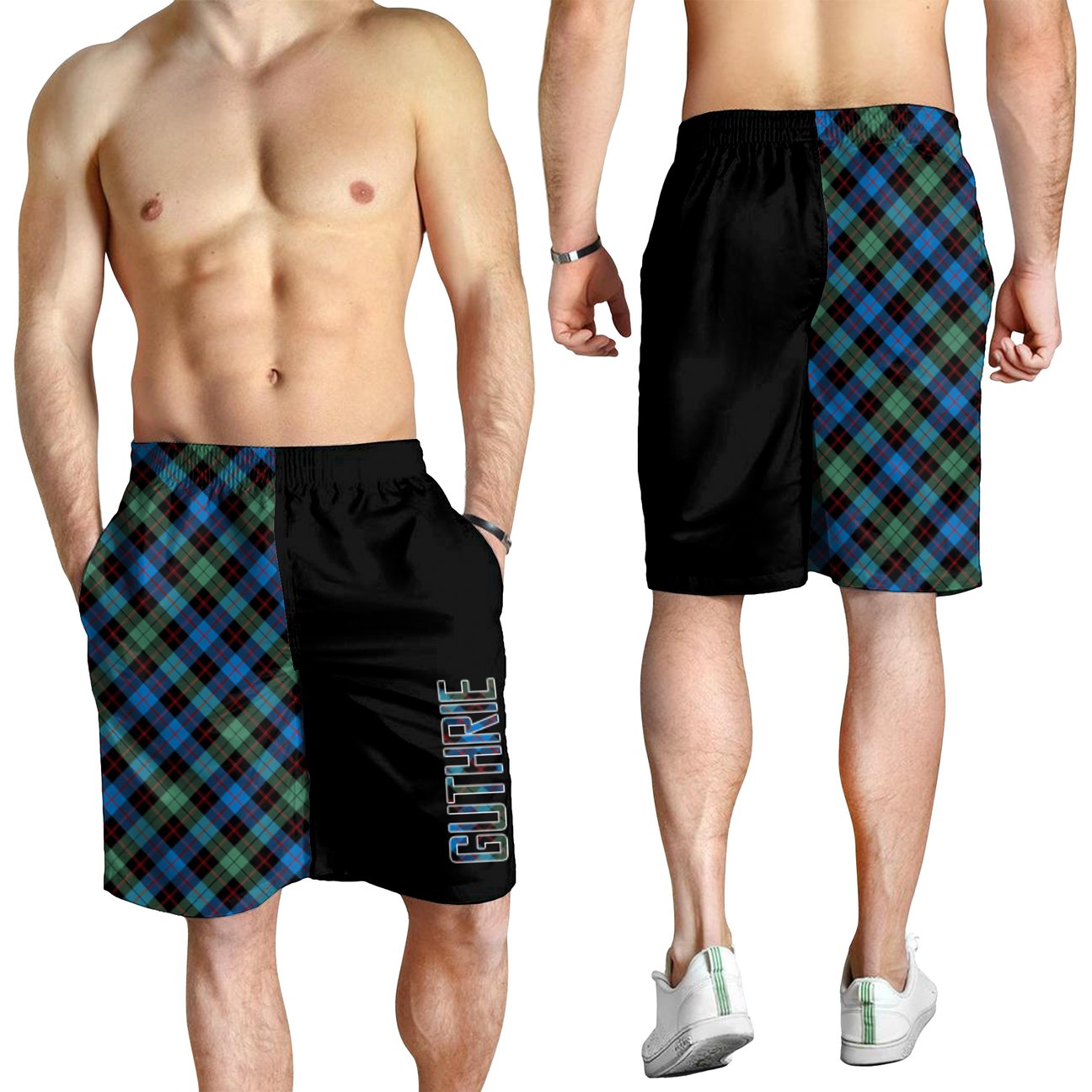 Guthrie Ancient Tartan Crest Men's Short - Cross Style