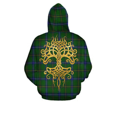 Henderson Modern Tartan Hoodie - Tree Of Life