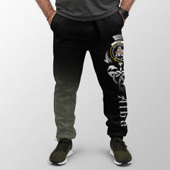 Haig Check Tartan Crest Jogger Sweatpants - Alba Celtic Style