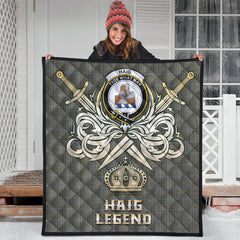 Haig Tartan Crest Legend Gold Royal Premium Quilt
