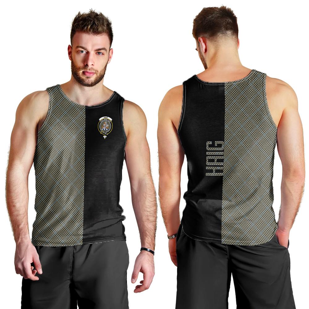 Haig Tartan Crest Men's Tank Top - Cross Style