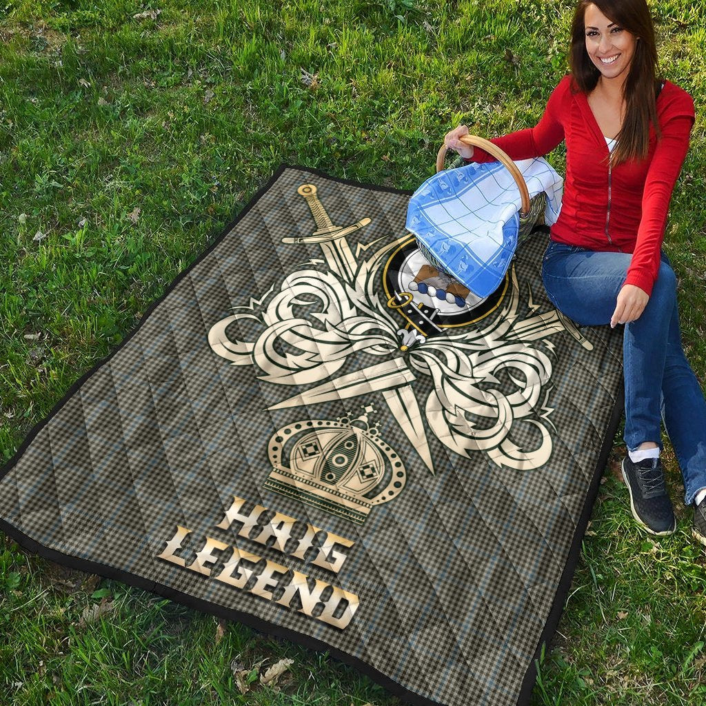 Haig Tartan Crest Legend Gold Royal Premium Quilt