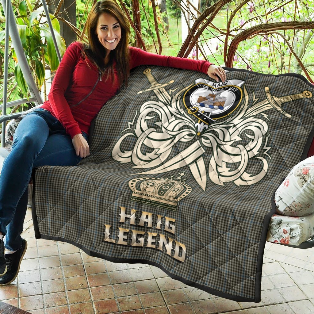 Haig Tartan Crest Legend Gold Royal Premium Quilt