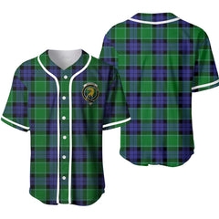 Haldane Tartan Unisex Baseball Jersey