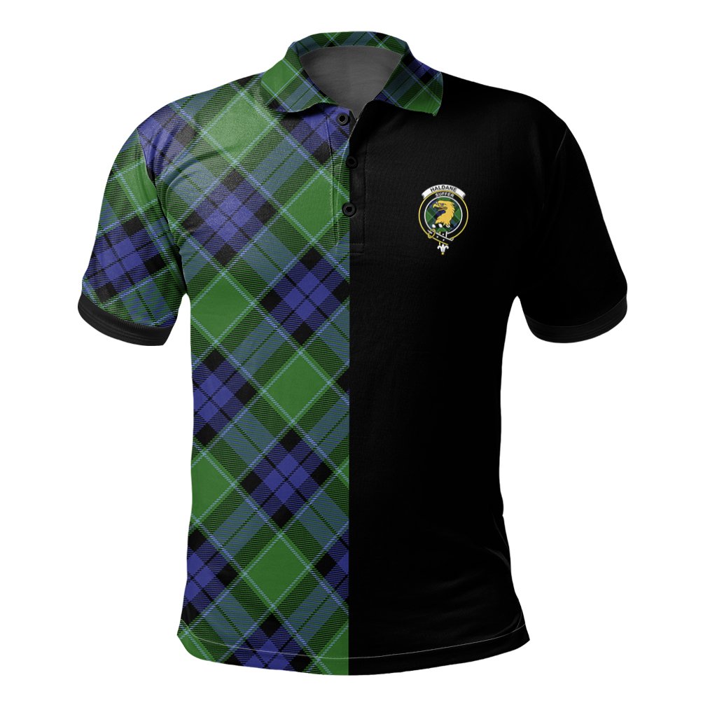 Haldane Tartan Polo Shirt Half of Me - Cross Style