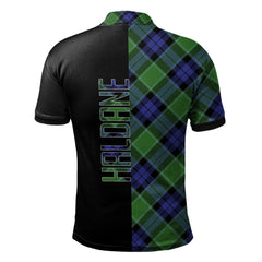 Haldane Tartan Polo Shirt Half of Me - Cross Style