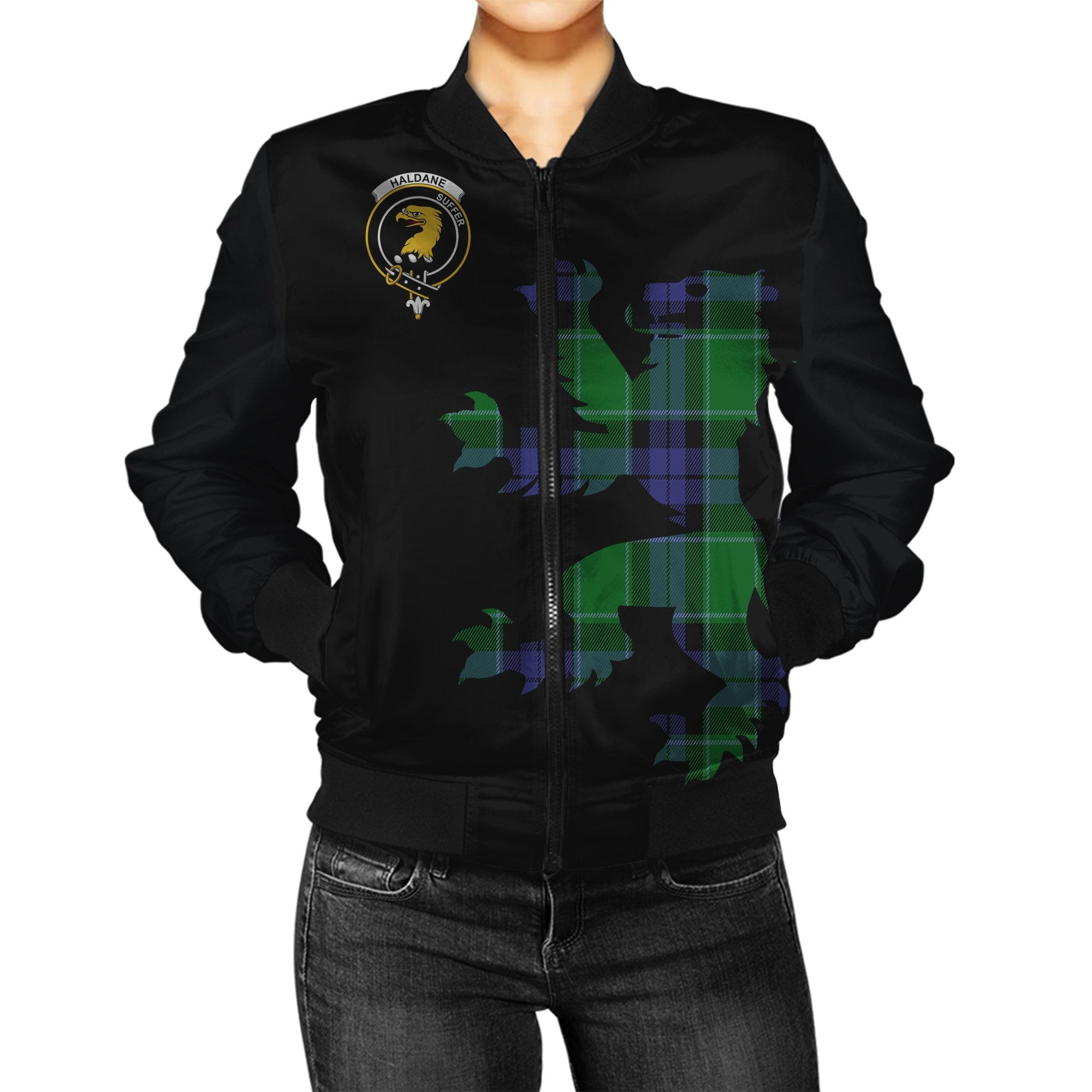 Haldane Tartan Bomber Jacket Lion & Thistle