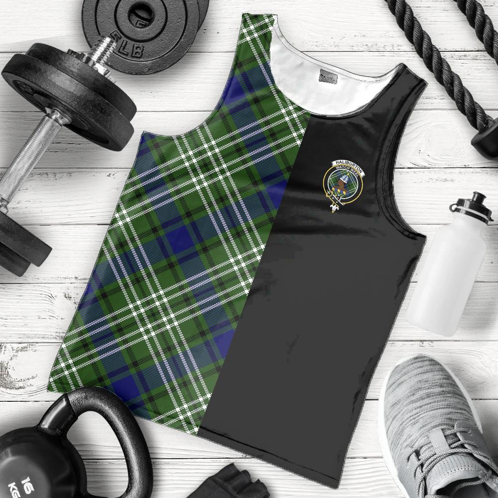 Haliburton Tartan Crest Men's Tank Top - Cross Style