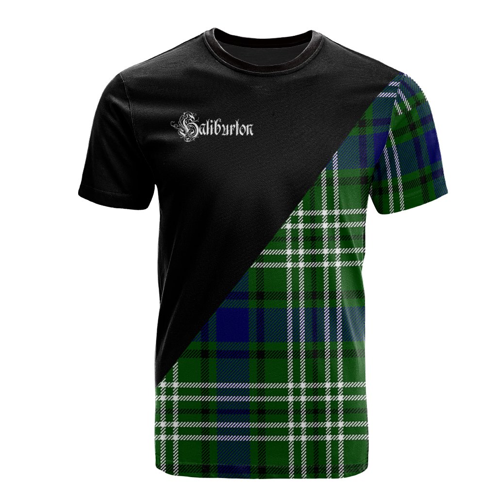 Haliburton Tartan - Military T-Shirt