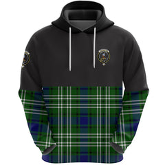 Haliburton Clan Half Of Tartan Hoodie