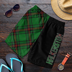 Halkerston Tartan Crest Men's Short - Cross Style