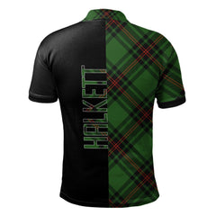 Halkett Tartan Polo Shirt Half of Me - Cross Style
