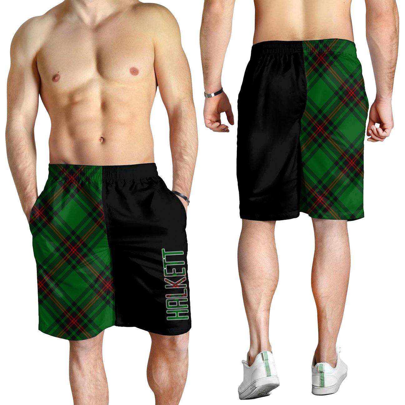 Halkett Tartan Crest Men's Short - Cross Style