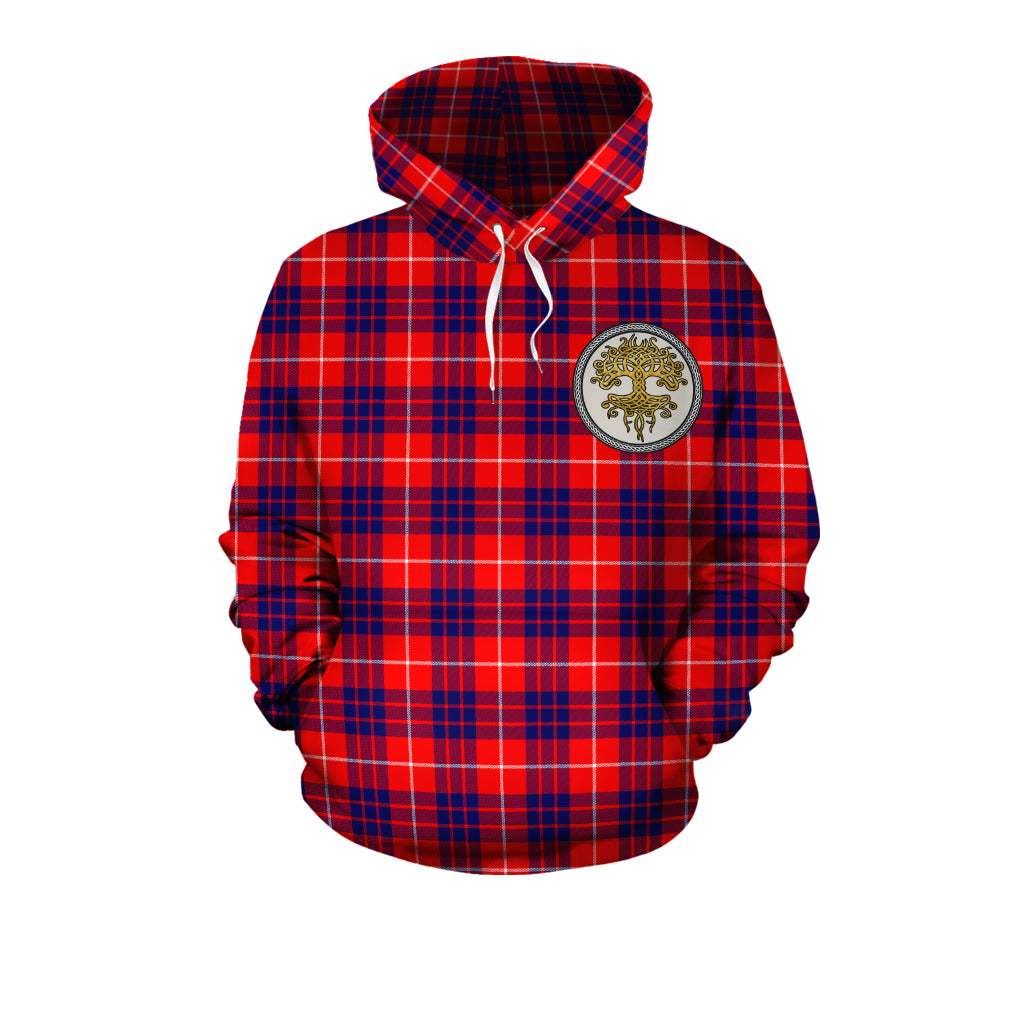 Hamilton Modern Tartan Hoodie - Tree Of Life