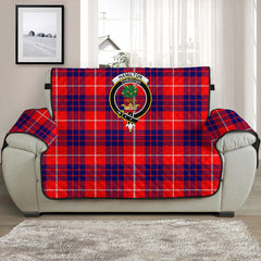 Hamilton Modern Tartan Crest Sofa Protector