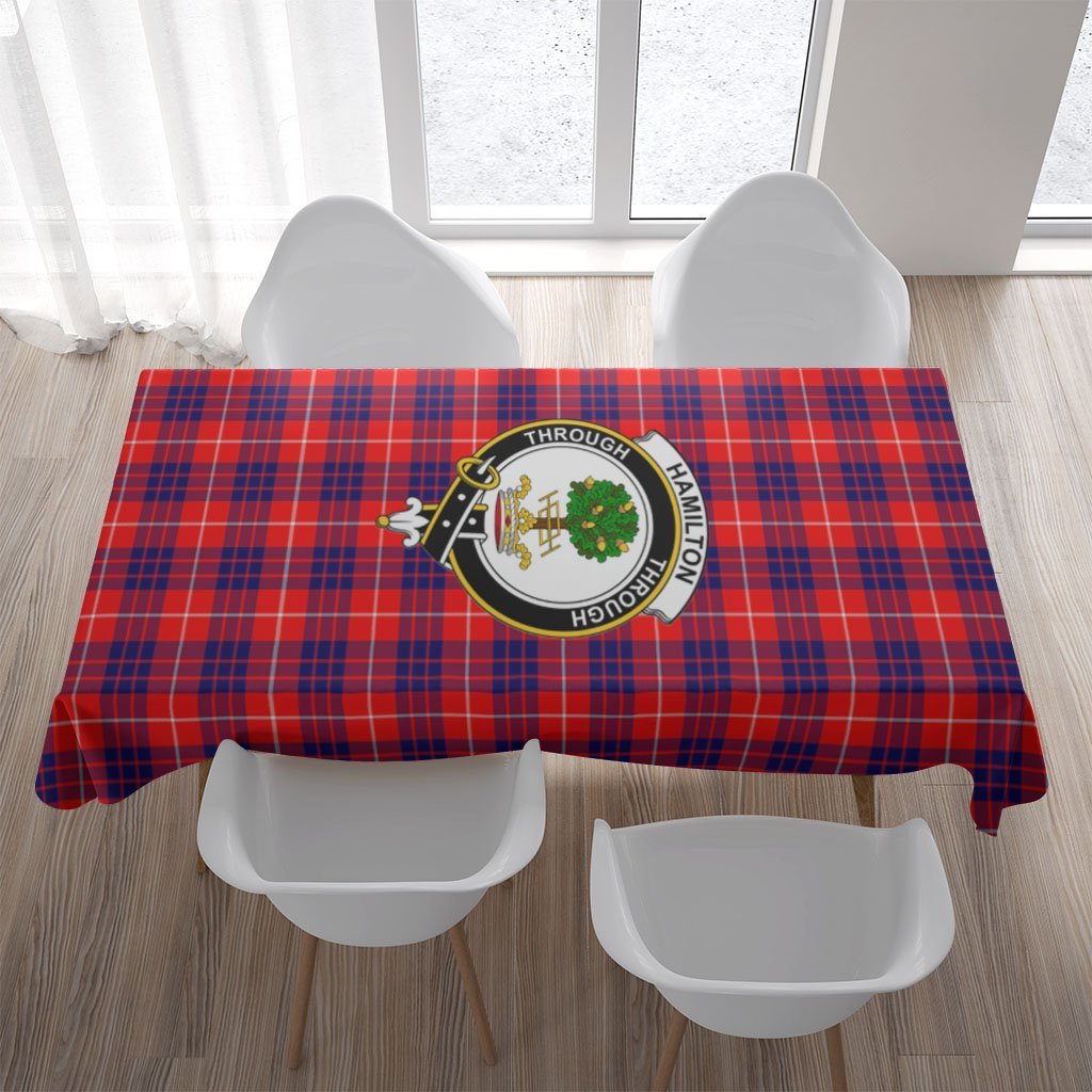 Hamilton Tartan Crest Tablecloth