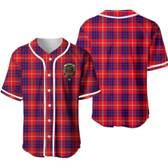 Hamilton Tartan Unisex Baseball Jersey