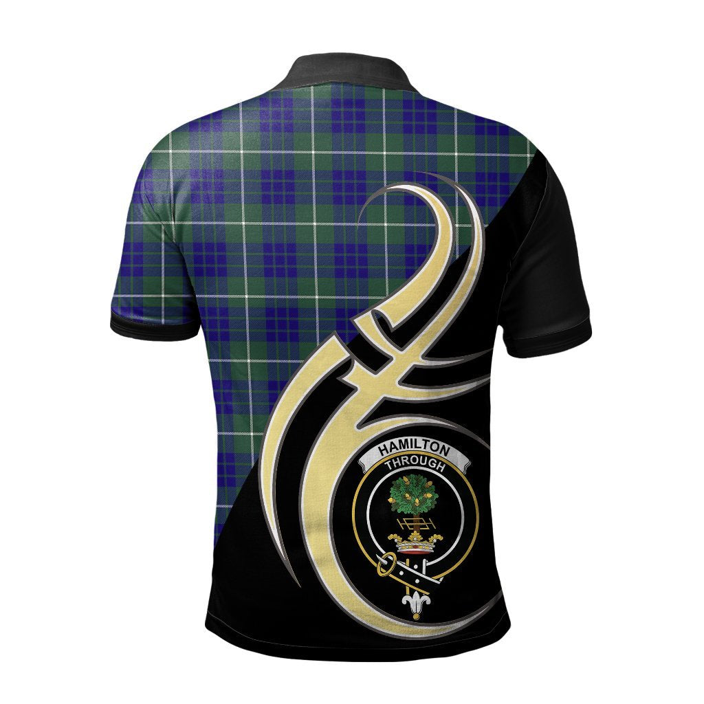 Hamilton Hunting Modern Tartan Polo Shirt - Believe In Me Style